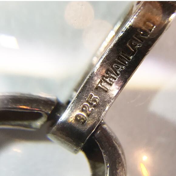 925 Sterling Silver Open Heart Charm and CZ Accented Bar Station Chain Bracelet - Picture 3 of 10